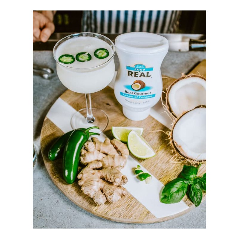 Coco Reàl Infused Exotics, Cream of Coconut, 16.9 FL OZ