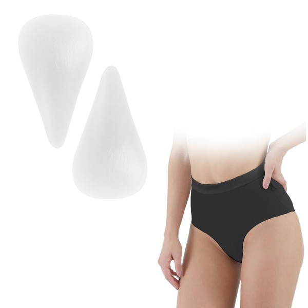 2 Stück Unsichtbare Camel Toe Concealer,Cameltoe Einlage Silikon,Slipeinlagen Damen,Wiederverwendbar Anti