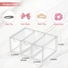 JDOTL Hair Accessories Organizer for Girls, Clear Acrylic Hair Tie