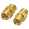 Joywayus Brass Oxygen and Acetylene Connector 9/16-18 Threads B Size