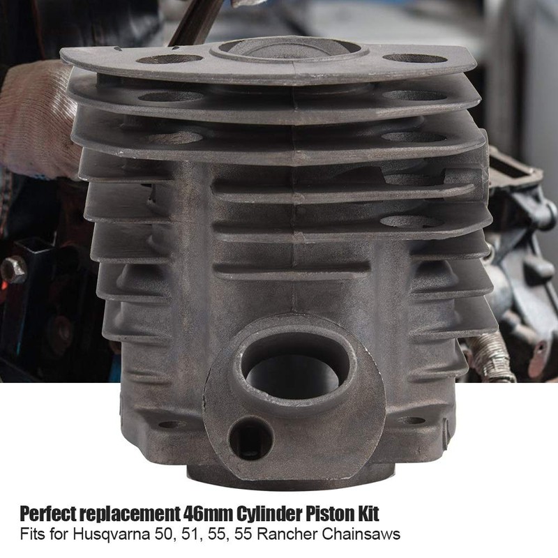 Zylinder Kolben Kit 46 mm Passend für Husqvarna 50 51