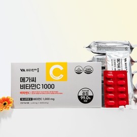 Vitamin Village 고함량 메가씨 비타민C 1000mg 8박스 총2400정 High-content Mega C Vitamin C 1000mg 8 Boxes Total 2400 Tablets