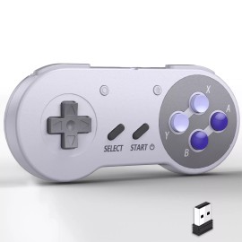 Unbranded 2PACK Wireless SNES Controller for Original SNES Switch Online Steam PC MAC Wins