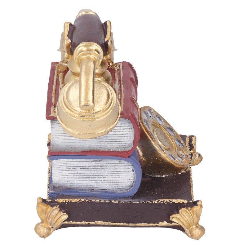 Retro Resin Telephone Model Home Study Desktop Antique Telephone Model