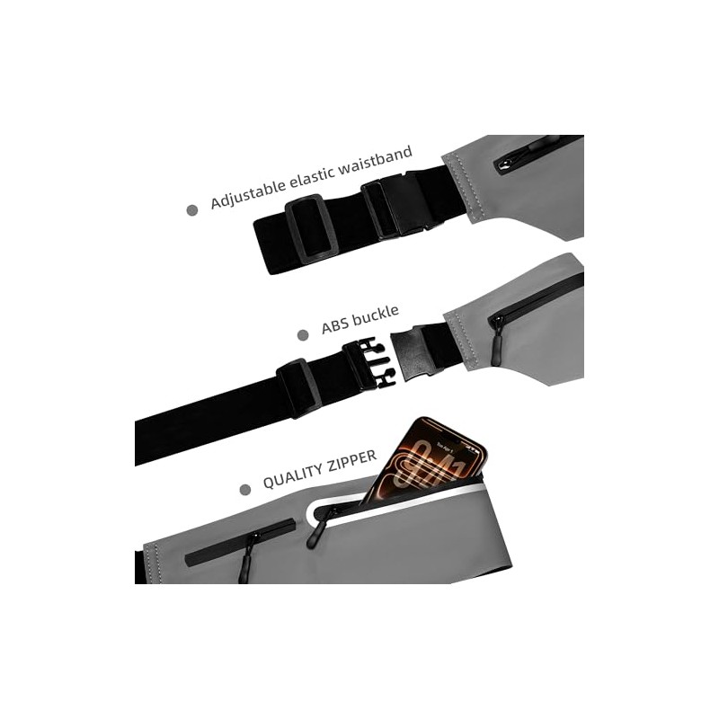Cinturón de correr para hombres y mujeres, cinturón de correr