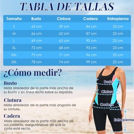 HomeChi Traje de Baño de Una Pieza para Mujer, Sin Mangas con Almohadillas de Sujetador Extraíbles, Traje de Baño Sexy Sin Espalda Pantalones Media Pierna para Playa Piscina Surf, Azul, L