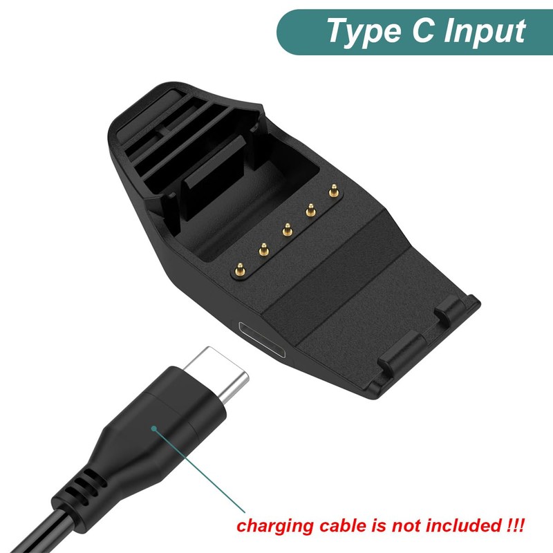 Charger for Garmin TT15 TT15X TT10 T15 T5, Charging Clip