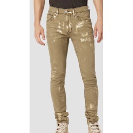 Hudson Zack Gold Skinny Jeans Men's-Sz 34 Waist; 36 Inseam