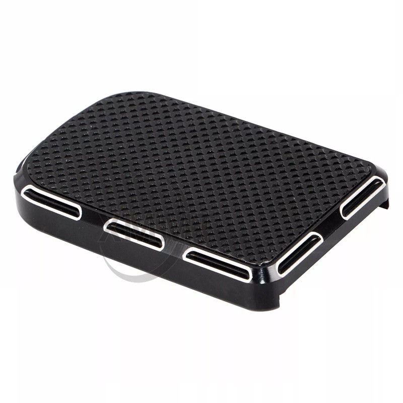 Unbranded Motorcycle Black Brake Pedal Pad Cover Fit For Harley