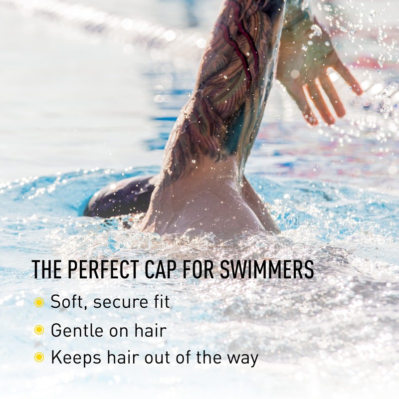 Finis Spandex Swim Cap (Royal Blue), One Size, 3.25.012.114