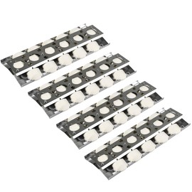 Leship Parts for BBQ Galore Turbo STS, Elite,Capt'n,Classic and Nexgrill Gas Grills,Fit for 720-0057,CG3CKW,CG3TCN Grills,Stainless Steel Locked-in Briquette Trays (16 1/2" x 6 1/2")(4-Pcs)