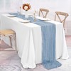 20 Pack Dusty Blue Table Runner 10Ft Cheesecloth Table Runner