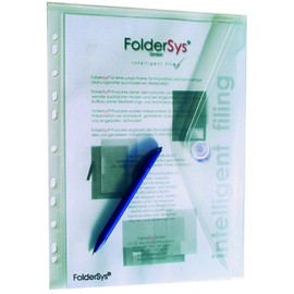 Transparent A4 Pockets / Envelopes Pack of 10, Punched Pockets, Colourless Transparent Velcro