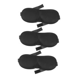 Beavorty Practical Eye Mask Set 3 Silk Sleep Masks for Office Travel Outdoor Eye Shade for Sleeping