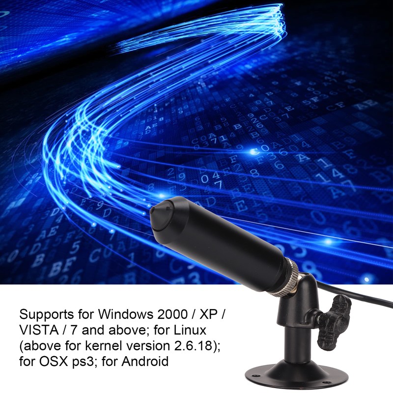 Mini Security Camera 2MP 0.1Lx 30fps 90 Degree Mini USB