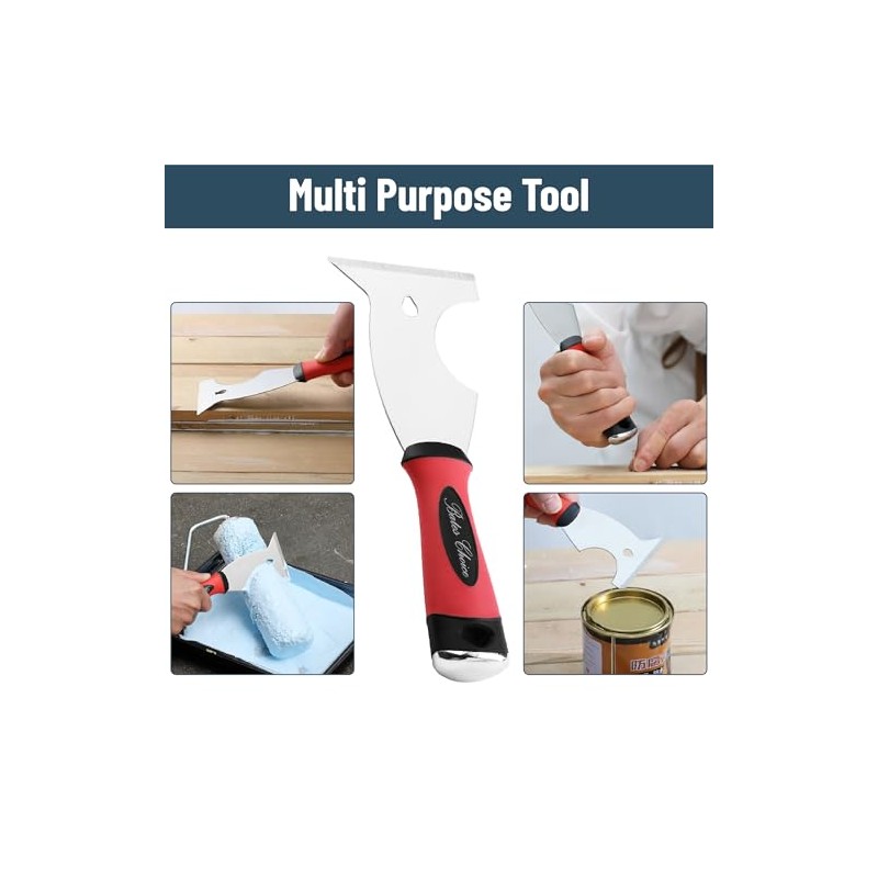 Bates- Paint Scraper, 8 in 1, Painters Tool, Paint Scraper