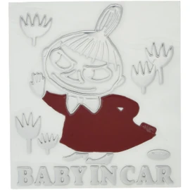 Meiho Moomin Safety Emblem Sticker Little My FS054