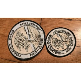 Set of 2 - PGA TOUR Patch - BING CROSBY NATIONAL PRO-AM - 2.5" & 3.5" - NEW