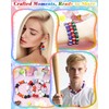 180PCS FIVEIZERO Rhinestone Beads for Baseball Necklace Bracelets Jewelry Making,