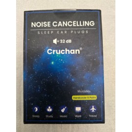 Cruchan Noise Canceling 32dB Moldable For Sleeping Ear Plugs 6-Pairs Soft Blue