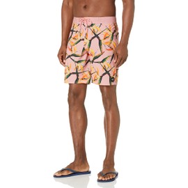 RVCA Men's Va Trunk Shorts, flamingo