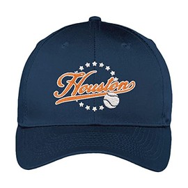 Houston Baseball Vintage Fan Hat (Navy Hat)