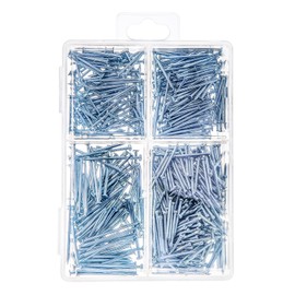 Maexxna - Juego de 650 piezas de uñas, uñas pequeñas, uñas, uñas para colgar imágenes, uñas para colgar imágenes, uñas de acabado, uñas colgantes, uñas de imagen, uñas de pared para colgar, uñas de alfiler