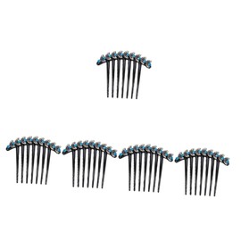 FOMIYES 5pcs Elegant Rhinestone Barrette Hair Pin Comb Hair Fork Stick Top Clip Stylish Styling Tool