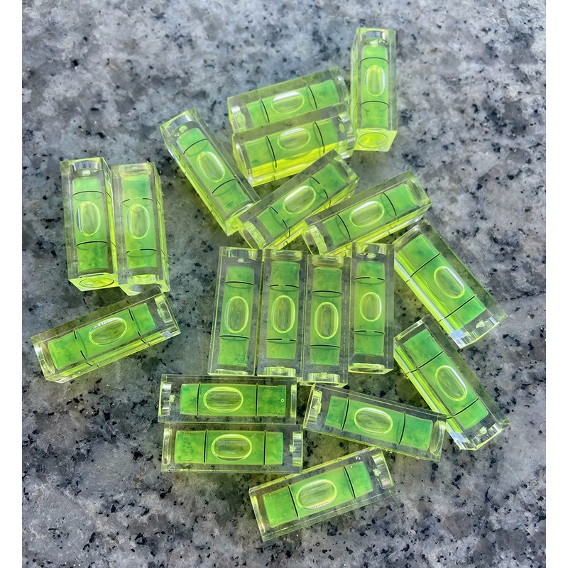 LAIESYA 8Pcs Small Bubble Spirit Level Mini Square Levels Measuring