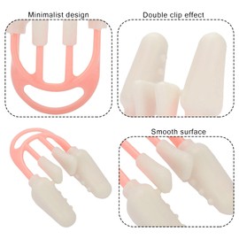 lvifloae 2PCS Nasal Septum Deviated Septum Corrector Rhinoplasty Beauty Shaping Nose Clip Lifting Clip Bridge Beauty Enhancer for Wide Crooked Nose Women Men