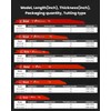 25 Pack 12 Inch 6/12 Tpi Reciprocating Saw Blades for