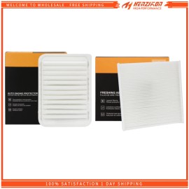 H HENZIKON HIGH-PERFORMANCE Combo Set Engine & Cabin Air Filter for Toyota Matrix Yaris Corolla Im Scion iM