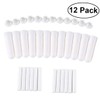 FOMIYES 12sets Reusable Nasal Cotton Core Essential Oil Tube Odorless