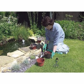 Draper 88806 and 88807 Carbon Steel Fork and Trowel Set, black