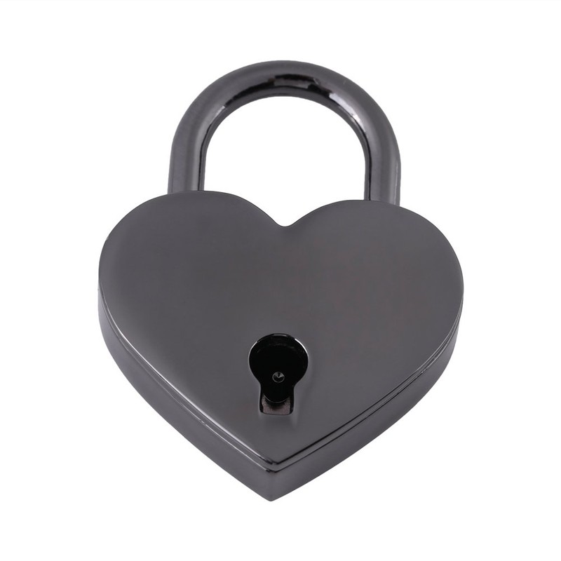 Mini Padlocks with Keys, 39 x 30 mm Small Heart