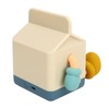Milk Box Night Lamp Rechargeable LED Night Light Timing Bedside