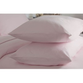 AZLAAN by PYRHAN LTD | Housewife Polycotton Pillow Cases 2 Pack | 19x29 Inches | Soft Cotton Pillow Covers for Bedroom, Baby Pillowcase, Available in White, Pink, Navy, Red, Black & More