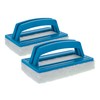 U.S. Pool Supply Hand-Held Pool Scrub Brush, 2 Pack -