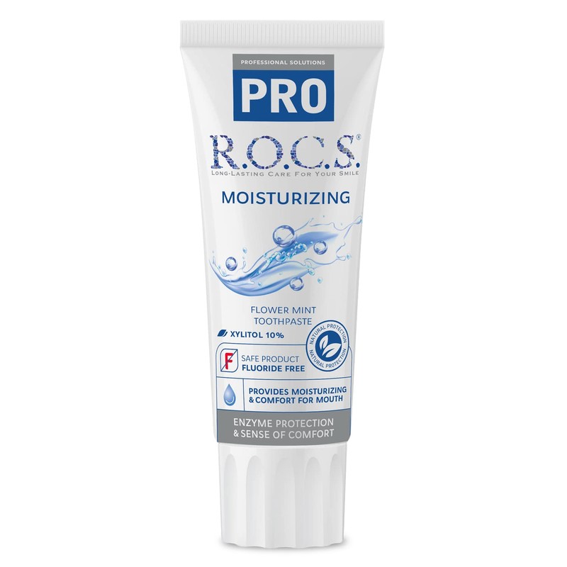 R.O.C.S. Rocks PRO Moisturizing Dry Mouth, Dry Mouth, Whitening, Enzyme-Contained