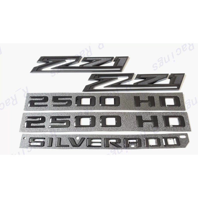 GM Auto Gloss Black Doors 2500HD Fender Z71 Rear Silverado