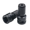 2PCS Othmro 1/2 Square Drive to 1/4 Hex Shank Socket