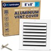 8x8 Inch (Duct Opening) Aluminum 1-Way Air Flow Vent –