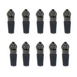 10Pcs Anti-Loading Waterproof Zipper Heads, Slider Head Reverse Installation Invisible Nylon Zips DIY Bag Accessories