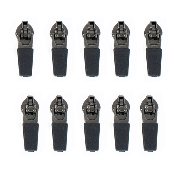 10Pcs Anti-Loading Waterproof Zipper Heads, Slider Head Reverse Installation Invisible