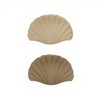 3.54'' Matte Shell Claw Clips Unique Seashell Hair Clips for