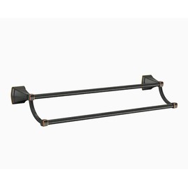 Delta Flynn FLY25-OB Oil Rubbed Bronze 24" Double Bath Towel Bar