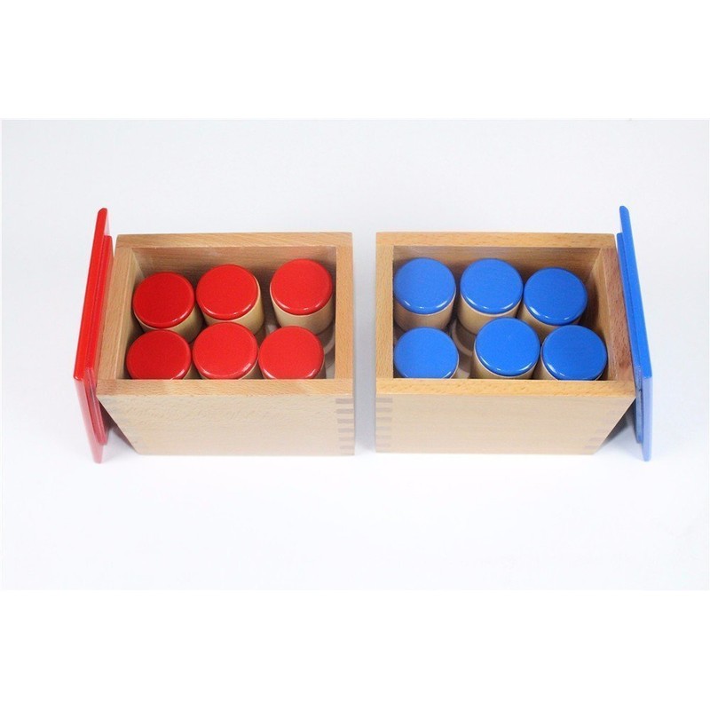 YHZAN New Montessori Sensorial Auditory Material Sound Bottles - Sound