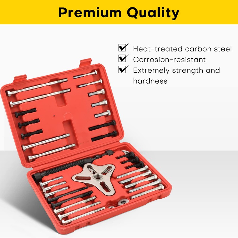 Acymner 46PCS Harmonic Balancer Puller Set | Power Steering Pulley