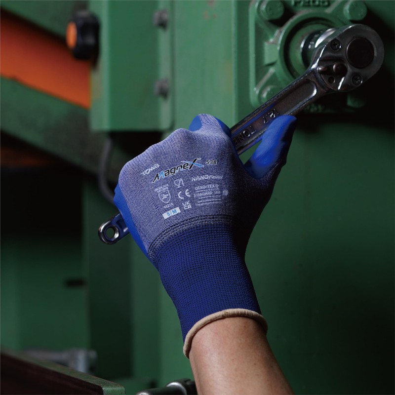 [Towa Corporation] MagneX 7/S Nitrile Backless Gloves / Food Sanitation