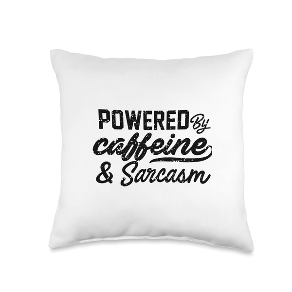 Caffeine Sarcasm Powered Java Coffee Funny Gift Powered by Caffeine